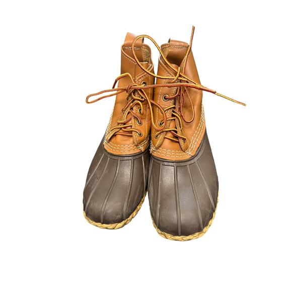 L.L. Bean Waterproof Outdoor Gorpcore Rubber Bean Boots Duck Boots Size 10 - Picture 1 of 9